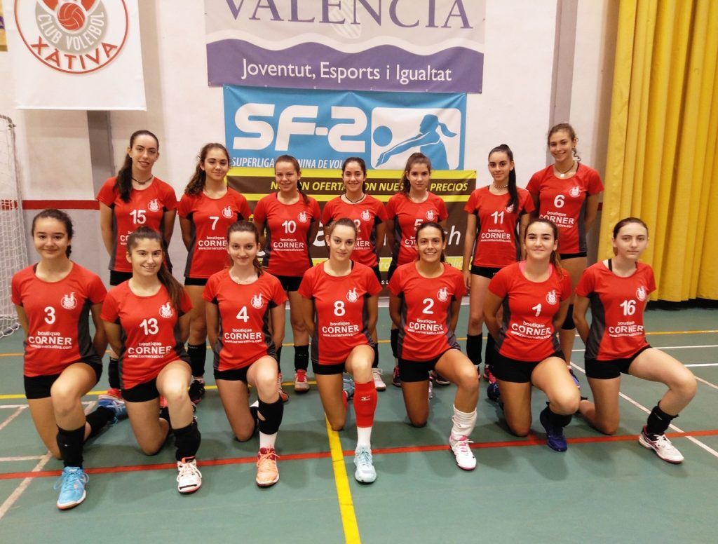 Corner Xàtiva Voleibol cadete 2019/20